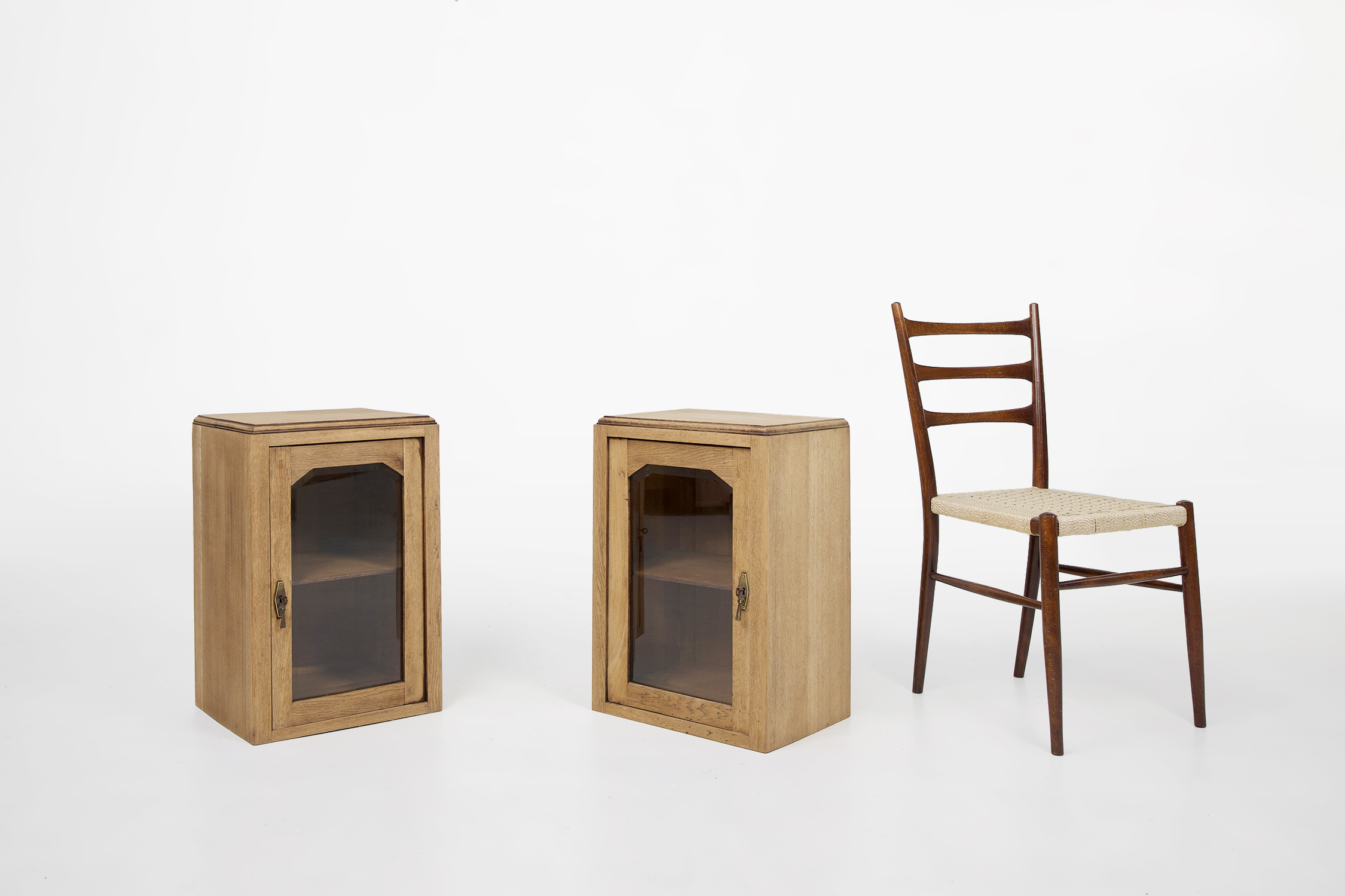 Rustic French table display cabinet, ca. 1900thumbnail